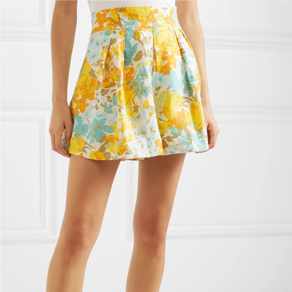 Faithful the Brand Floral Linen Shorts
